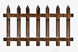 木质围墙木质栅栏高清图片