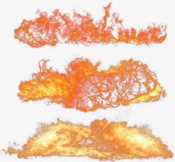 三种火焰素材火焰高清图片