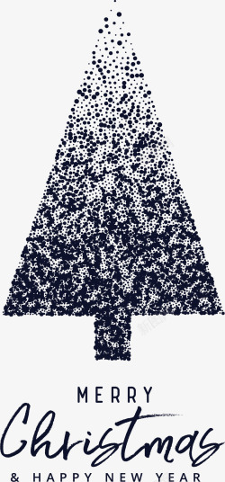 拼图圣诞树圣诞节颗粒拼图圣诞树矢量图高清图片