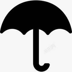 脆弱的一面伞弥漫开工具图标高清图片