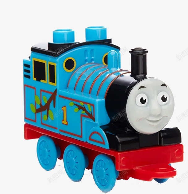 蓝色火车模型png免抠素材_新图网 https://ixintu.com 产品事物 儿童 模型 玩具