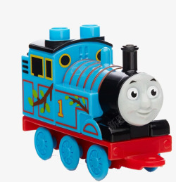 事物蓝色火车模型高清图片
