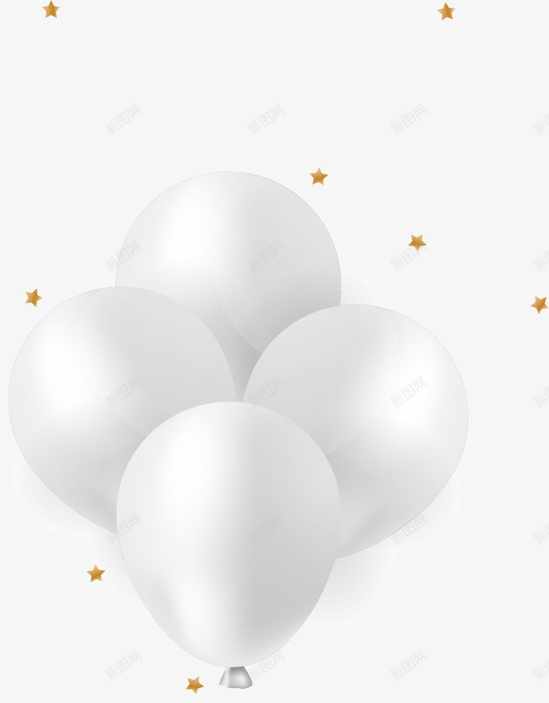 儿童节漂浮的白色气球png免抠素材_新图网 https://ixintu.com 一串气球 儿童节 升空 漂浮的气球 白色气球 童趣