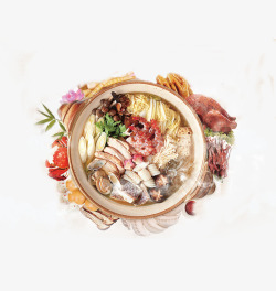 食物大杂烩美食海报高清图片