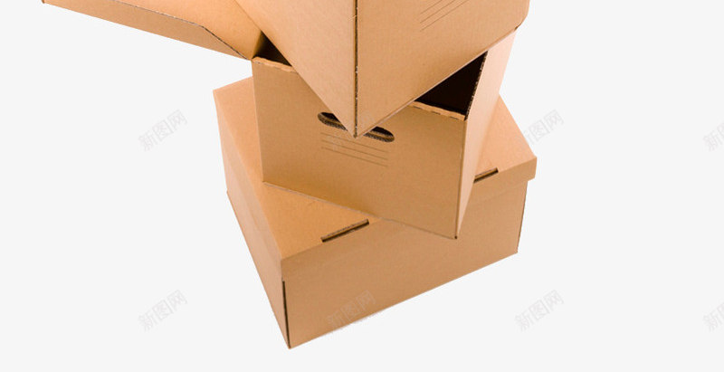 堆叠的箱子png免抠素材_新图网 https://ixintu.com 堆叠 打开 牛皮纸盒 鞋盒