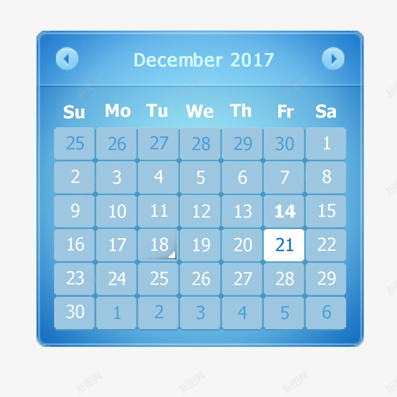 日历弹窗png免抠素材_新图网 https://ixintu.com 弹窗 弹窗设计 日历 蓝色 设计