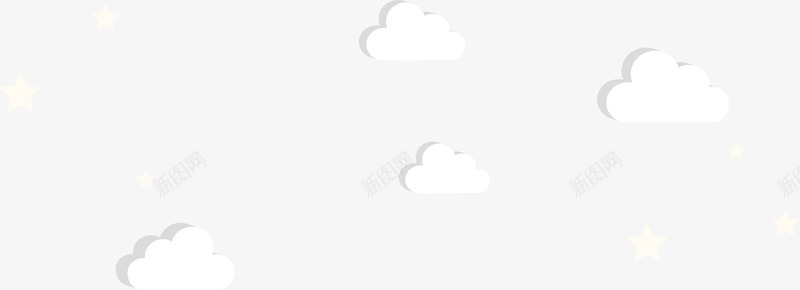 白色漂浮云朵png免抠素材_新图网 https://ixintu.com 卡通云朵 天空 梦幻云朵 漂浮云彩 白色云朵 简约云彩