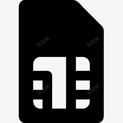 手机Sim卡图标png_新图网 https://ixintu.com card mobile sim sim卡 卡 移动