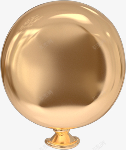 创意金色气球简图png免抠素材_新图网 https://ixintu.com 好看的 手绘图 气球 漂浮 简图 装饰 金色的