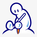 运动的雪人png免抠素材_新图网 https://ixintu.com 打架 白色 雪人