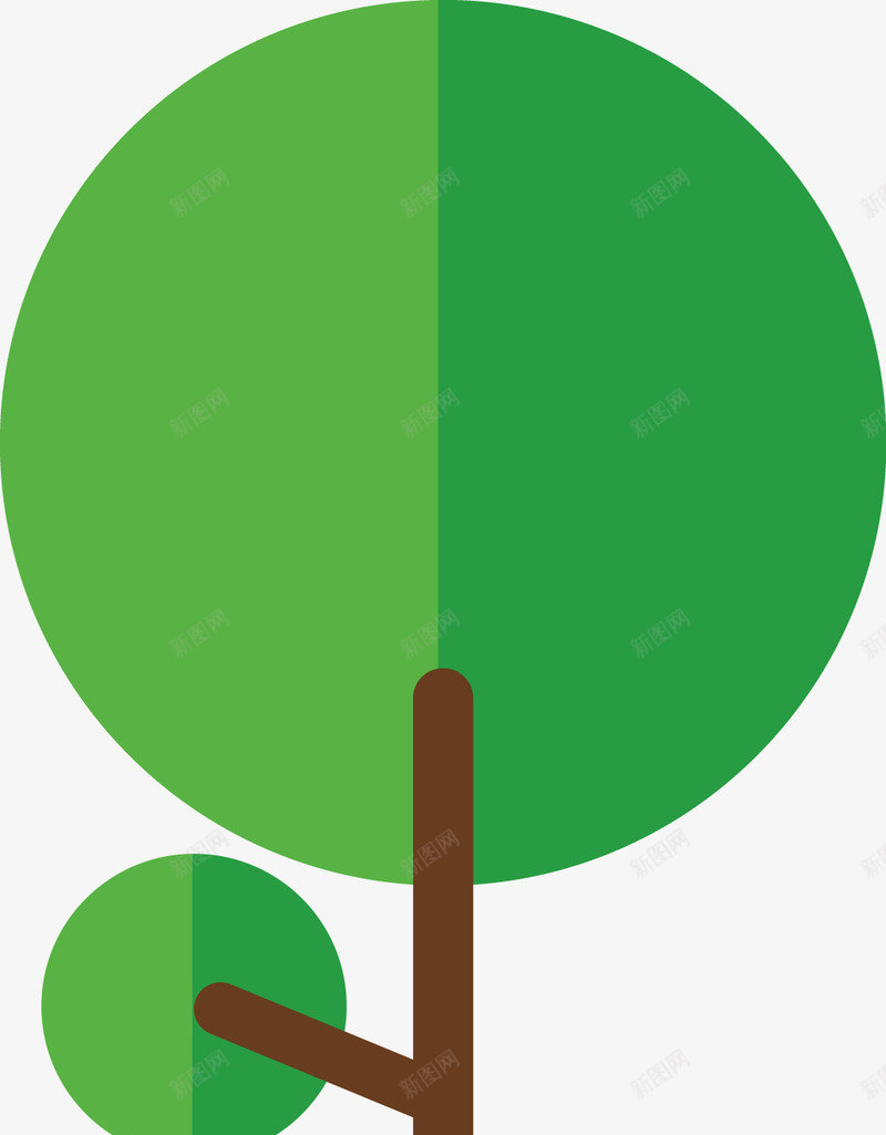 茂盛的叶子植物png免抠素材_新图网 https://ixintu.com 叶子 大树 小树 成长过程 树 树木 树苗 植物 绿色 绿色植物 茁壮成长
