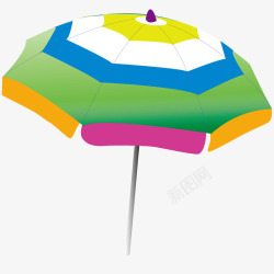 海滩遮阳伞素材