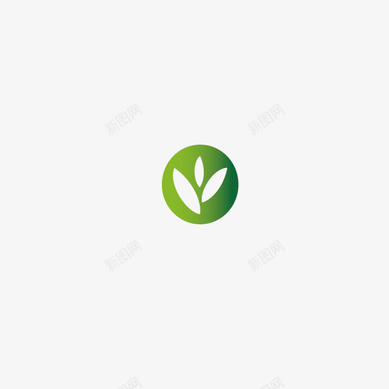 绿色标识图标png_新图网 https://ixintu.com 健康 环保 绿色
