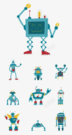 机器人教育卡通机器人高清图片