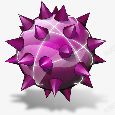 病毒超Vistapng免抠素材_新图网 https://ixintu.com Virus 病毒