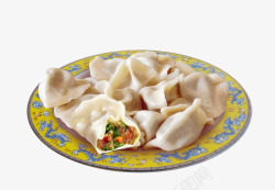 中式美食风俗饺子文化素材