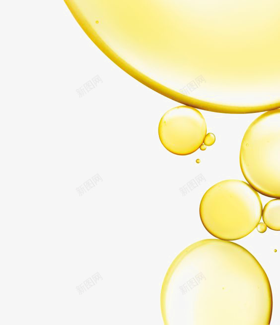 黄色泡泡png免抠素材_新图网 https://ixintu.com 气泡 水墨 水泡 水纹 漂浮的泡泡