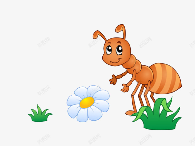 花丛中的小蚂蚁png免抠素材_新图网 https://ixintu.com 小蚂蚁 花 花丛 草
