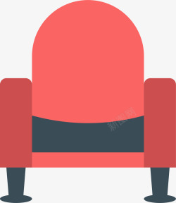 一个椅子电影节电影院椅子高清图片
