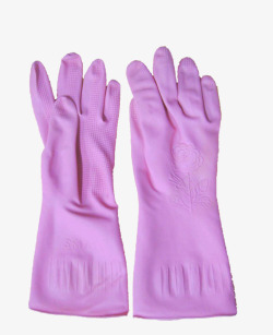 紫色手套素材