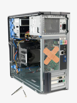 设备故障管理及维修科技电器电脑主机结构实物高清图片