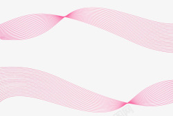 矢量s曲线粉色炫光漂浮s曲线高清图片