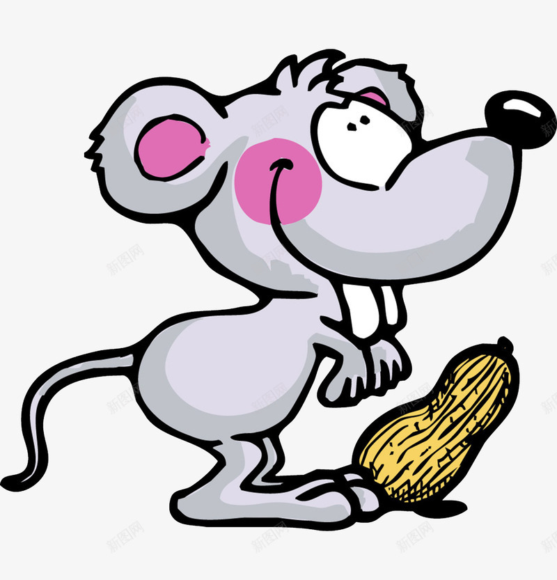 卡通老鼠png免抠素材_新图网 https://ixintu.com 卡通老鼠 卡通老鼠儿童画 老鼠插画 花生