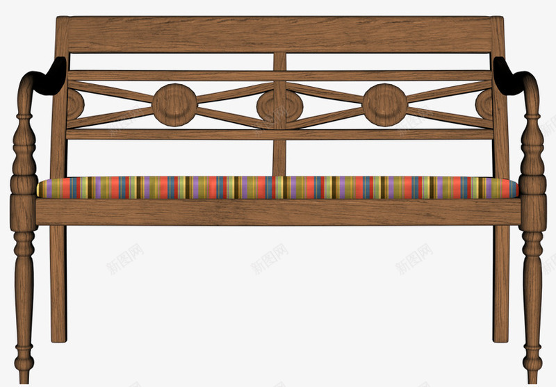 木质欧式仿古长椅png免抠素材_新图网 https://ixintu.com 仿古 木质 欧式 长椅