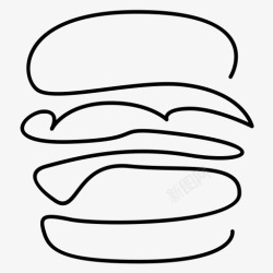 junk汉堡食品汉堡垃圾菜单餐厅美国一高清图片