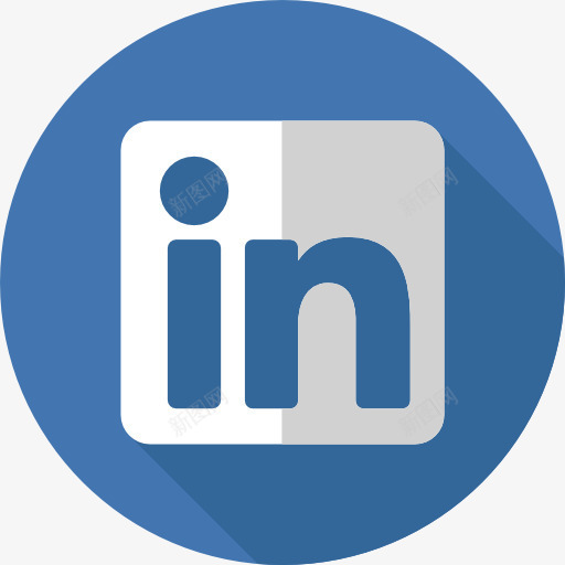 LinkedIn图标png_新图网 https://ixintu.com LinkedIn 品牌 品牌和标志 标志 标识 社交媒体 社交网络