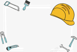 装修工地工地漂浮帽子工具高清图片