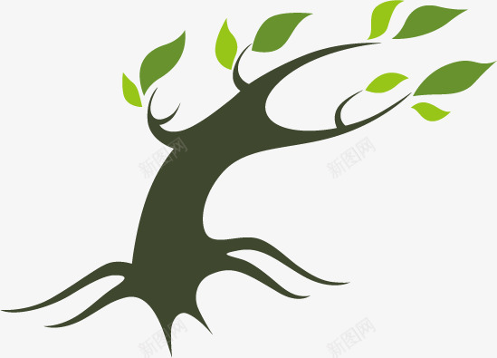 风景logo图标png_新图网 https://ixintu.com logo素材 卡通 景色风光 树 环保 绿色 自然风景 风景logo