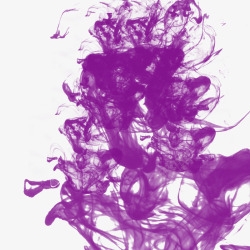 紫色舞台台饰流动紫烟漂浮高清图片