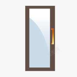 浴室门吱吱响手绘浴室门矢量图高清图片