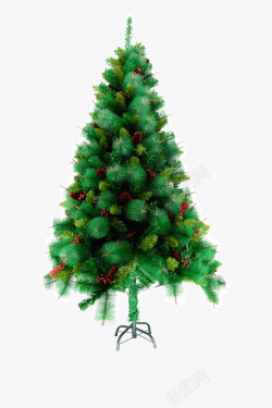 绿色小清新圣诞树素材