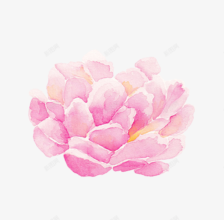 卡通手绘美丽的花卉png免抠素材_新图网 https://ixintu.com 创意 卡通手绘 粉色花卉 美丽的花朵 花朵 花瓣
