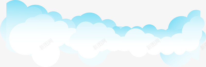 蓝色清新云朵png免抠素材_新图网 https://ixintu.com 云层 云彩 云朵 云海 免抠PNG 卡通水蒸气 水蒸气 清新 漂浮 蓝色 装饰图案