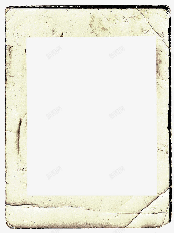 米白色褶皱纸张相框png免抠素材_新图网 https://ixintu.com 创意相框 剪纸相框 棕色相框 相框 米白色 纸张