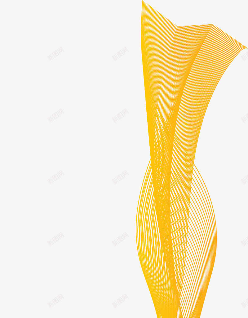 黄色科技条纹png免抠素材_新图网 https://ixintu.com 几何线条 土黄色 抽象条纹 科技条纹