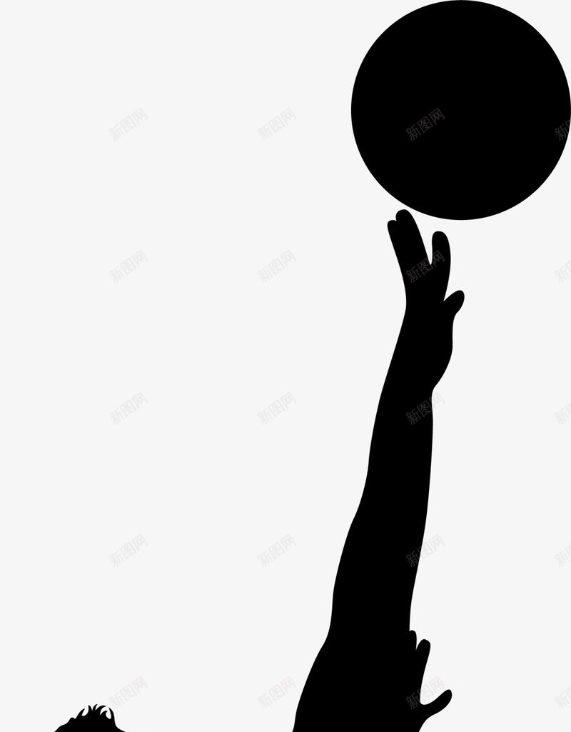 黑衣扁平篮球运动员图标png_新图网 https://ixintu.com 体育 打篮球 球类运动 球赛 竞技 篮球运动员 锻炼