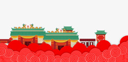 喜庆龙喜庆春节背景高清图片