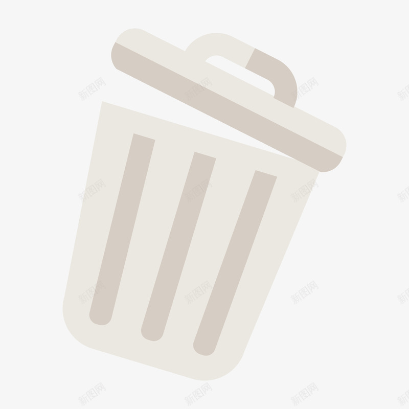 灰色打开的垃圾桶矢量图ai免抠素材_新图网 https://ixintu.com 垃圾桶 打开的垃圾桶 日常 灰色 灰色垃圾桶 环保 矢量图
