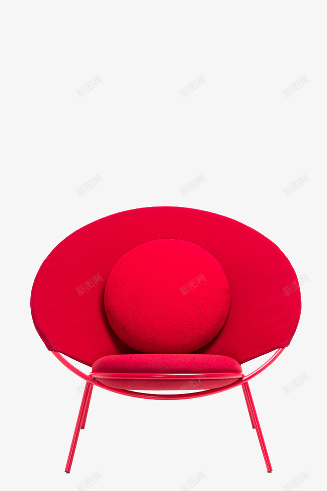 红色椅子png免抠素材_新图网 https://ixintu.com 产品实物 凳子 坐位 坐席 家具 座位 椅子 红色