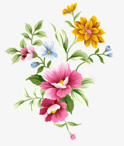 卡通植物花朵美丽素材