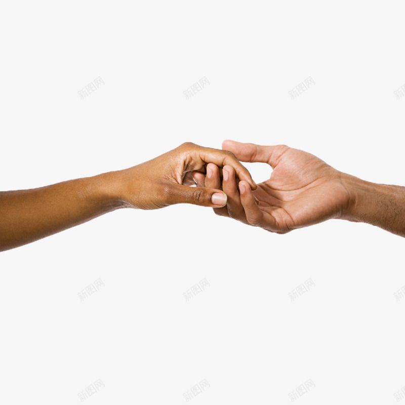 握着的两只手png免抠素材_新图网 https://ixintu.com 手势 握着 牵着 黑人 黑色