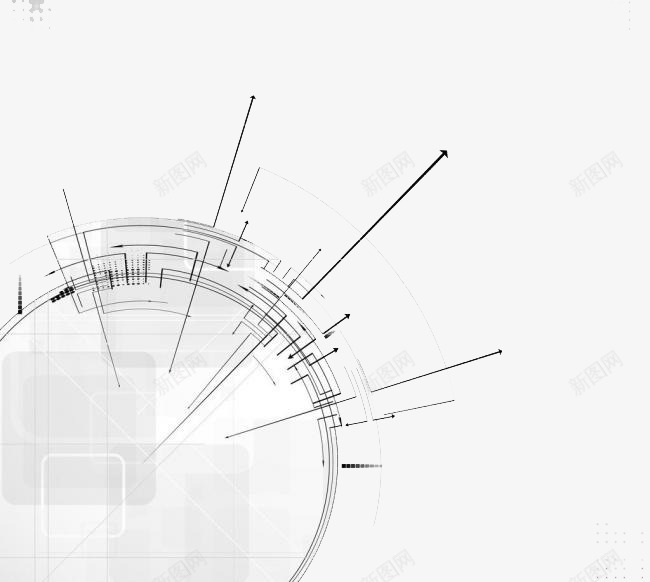 几何交错科技元素png免抠素材_新图网 https://ixintu.com 几何 底纹 形状 科技