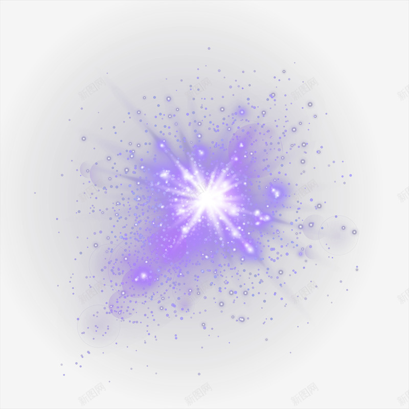 紫色放射光源png免抠素材_新图网 https://ixintu.com EPS 光源 合成元素 放射 效果 紫色