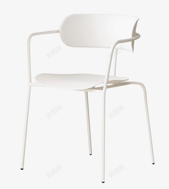 简约白色椅子png免抠素材_新图网 https://ixintu.com 坐位 坐席 座位 椅子 白色 简约 舒适