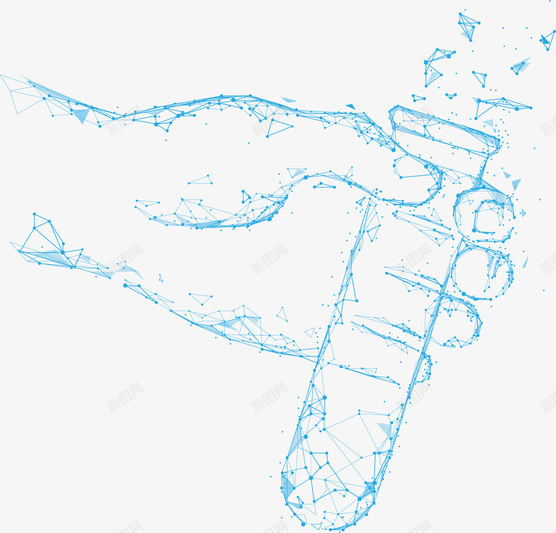 科技手拿试管插画装饰矢量图ai免抠素材_新图网 https://ixintu.com 医疗 手拿试管 手拿试管插画装饰 科技线条 试管 预防 矢量图