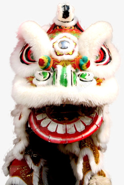 春节表演舞狮造型素材